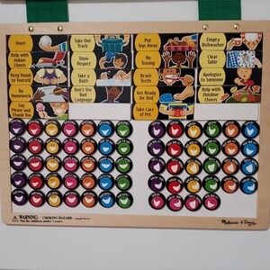 Melissa & Doug Magnetic Responsibility Chart - Multicolor